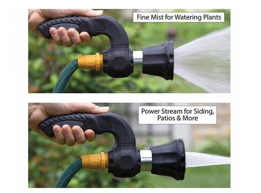 Mighty Power Hose Blaster Nozzle – High-Pressure Garden Spray Gun for Lawn & Car Wash