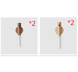 Auto LED Wireless Magnetic Night Light with PIR Motion Sensor – USB Rechargeable Wood Lamp for Hallways, Cabinets & Bedrooms