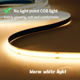 Saimili COB LED Strip Light 5V USB – Touch Dimmable Flexible Tape for TV Backlight, Mirror & Room Decor