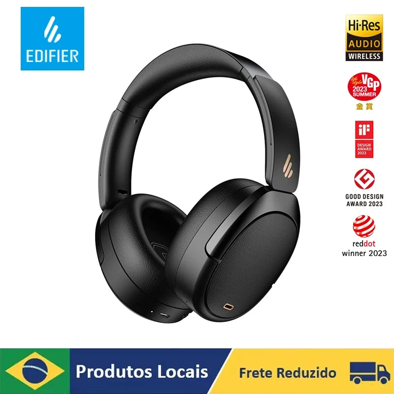 Edifier WH950NB Wireless Headphones Active Noise Cancelling Bluetooth 5.4 Hi-Res Audio Headset (80H Playtime)