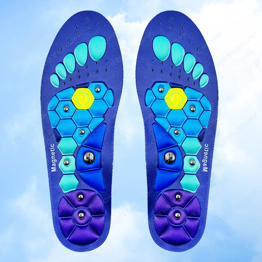 Magnetic Acupressure Therapy Insoles – Slimming & Pain Relief Reflexology Shoe Inserts for Men & Women