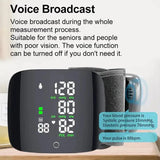 Fireurus Digital Wrist Blood Pressure Monitor – Rechargeable Heart Rate & BP Monitor for Home Use