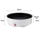 Electric Multi-Cooker Frying Pan 220V – Non-Stick Electric Skillet for Steak, Fish, BBQ & Omelette Cooking