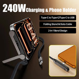 OLOPKY 5A Fast Charging PVC Cable – Durable High-Speed Data & Power Cable