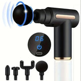 Mini Portable Muscle Massage Gun – Deep Tissue Percussion Massager for Body, Neck & Back