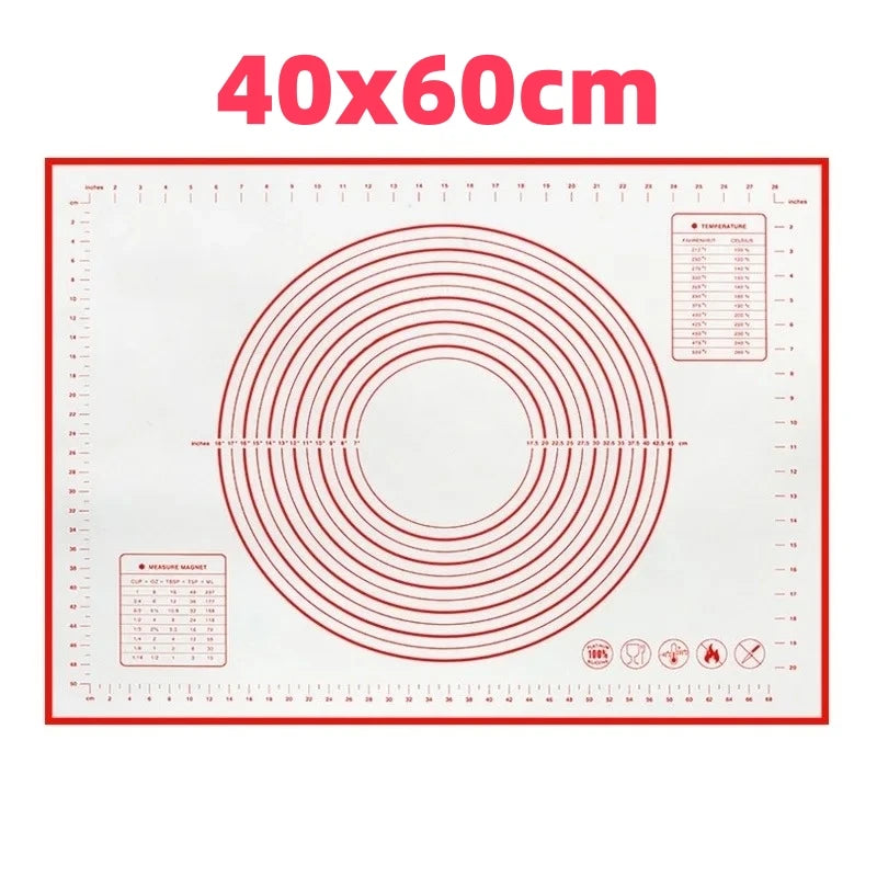 Non-Stick Silicone Baking Mat – Reusable Dough Kneading Pad