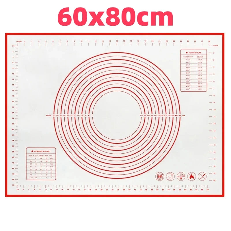 Non-Stick Silicone Baking Mat – Reusable Dough Kneading Pad
