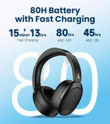 Edifier WH950NB Wireless Headphones Active Noise Cancelling Bluetooth 5.4 Hi-Res Audio Headset (80H Playtime)