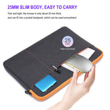 Congdi Silent Wireless Mouse - Bluetooth & 2.4GHz Dual Mode Rechargeable Mouse with LED Backlight | 1600 DPI Portable Mouse for Laptop, Tablet & PC