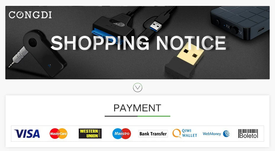 Congdi Dual Mode Wireless Mouse - Bluetooth & 2.4GHz Rechargeable Silent Mouse with 1600 DPI | 4-Button Opto-Electronic Mouse for Laptop, PC, iPad & MacBook