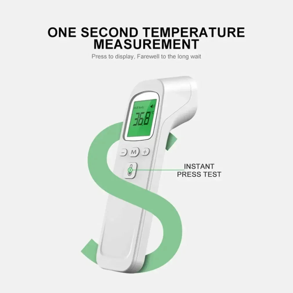 IDEABEL Digital Infrared Thermometer – Non-Contact Forehead Temperature Gun for Adults & Children