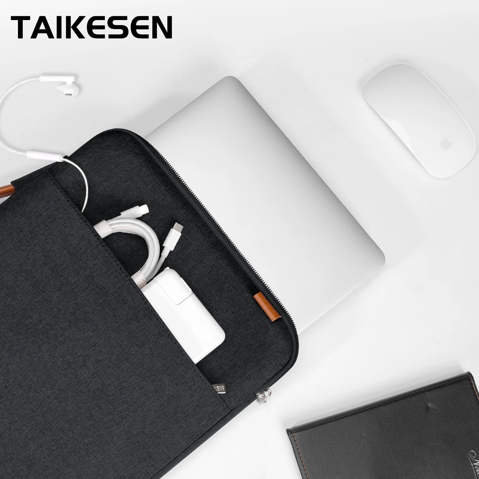 TAIKESEN Laptop Sleeve Case – Protective Zipper Carrying Bag for MacBook Air, Pro, Dell, Lenovo & Xiaomi