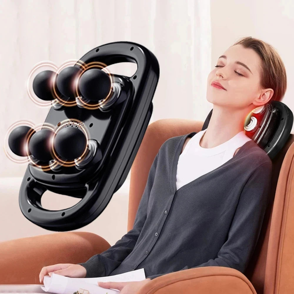 HOMEFISH Electric Massager – Portable Battery Powered Relaxation Device for Body & Muscle Relief