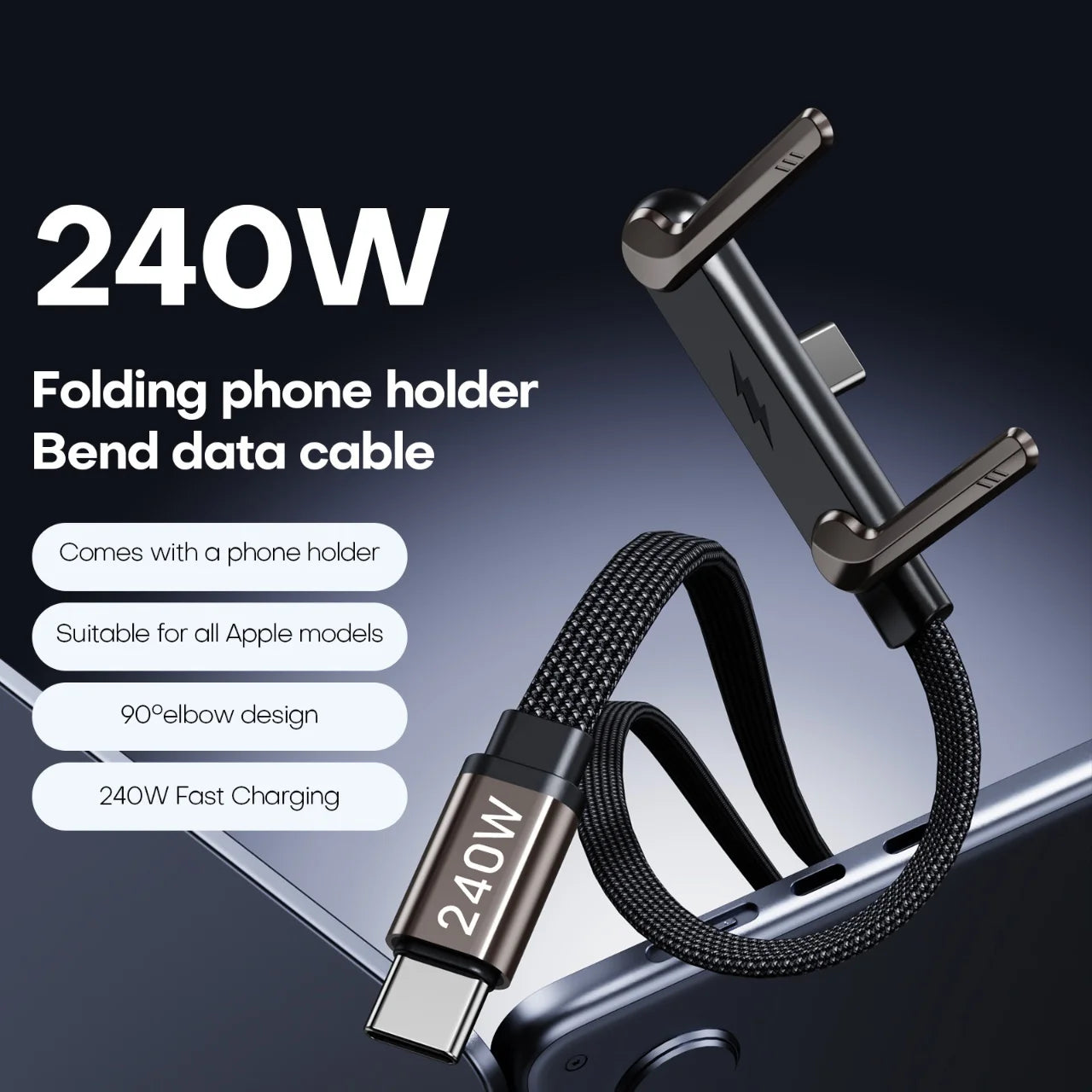 OLOPKY 5A Fast Charging PVC Cable – Durable High-Speed Data & Power Cable