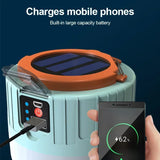 NEWBIRTH Solar LED Camping Lantern – Rechargeable Waterproof Light with Power Bank & Remote Control