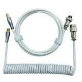Mechanical Keyboard Coiled Cable USB Type-C – Aviator Connector Custom Keyboard Cable (Max 3A)