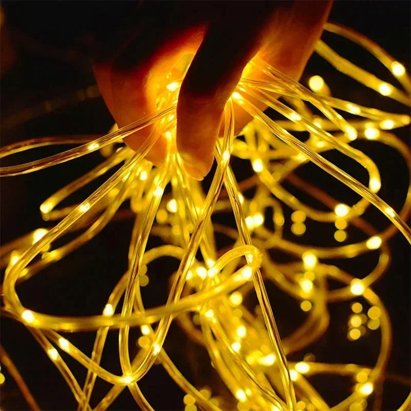 Solar LED String Lights Outdoor Waterproof – 50/100 LED Fairy Lights for Garden, Patio & Christmas Decoration