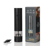 Electric Salt and Pepper Grinder Set - Automatic Gravity-Activated Mills with Adjustable Coarseness | USB Rechargeable Spice Grinders for Kitchen