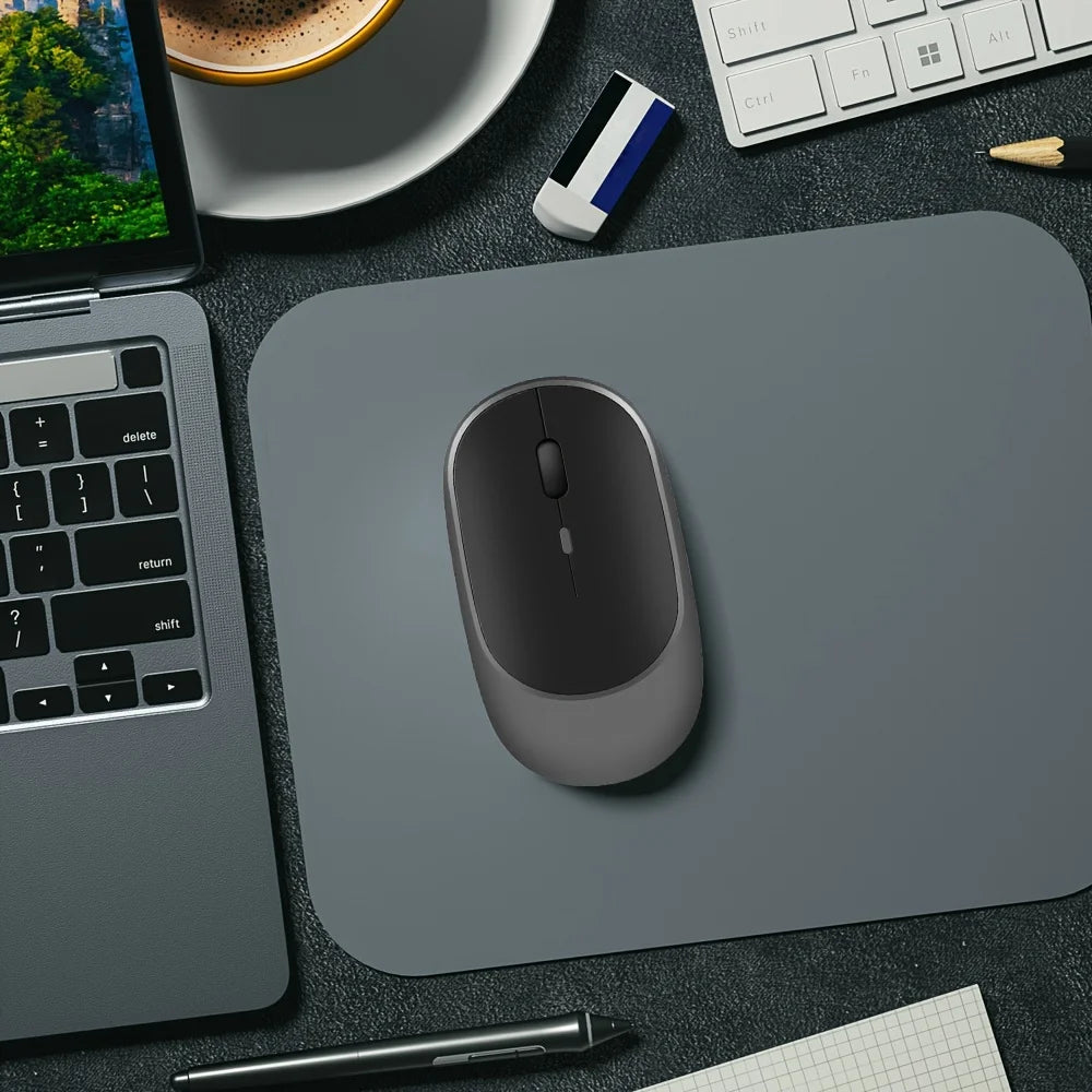 Congdi Dual Mode Wireless Mouse - Bluetooth & 2.4GHz Rechargeable Silent Mouse with 1600 DPI | 4-Button Opto-Electronic Mouse for Laptop, PC, iPad & MacBook