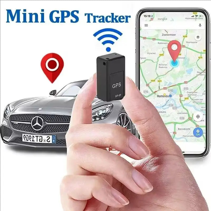 GF07 Mini Magnetic GPS Tracker - Real-Time Location Device with Voice Monitoring | Compact Portable Tracker for Vehicles, Assets & Personal Use