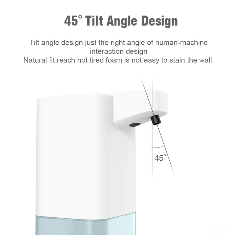 Automatic Touchless Foam Soap Dispenser – USB Rechargeable Infrared Sensor Hand Wash Machine 400ML