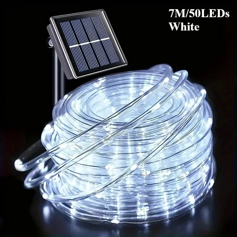 Solar LED String Lights Outdoor Waterproof – 50/100 LED Fairy Lights for Garden, Patio & Christmas Decoration
