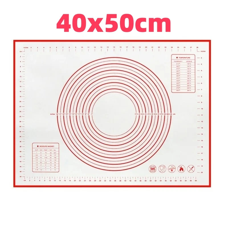 Non-Stick Silicone Baking Mat – Reusable Dough Kneading Pad