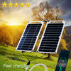 EESBAO 35W Portable Solar Charger | QC3.0 USB Fast Charging Panel for iPhone & Android | Emergency Power for Camping & Outdoor Use