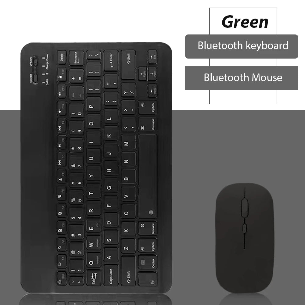 EMTRA Bluetooth Wireless Keyboard & Mouse Combo – Ultra-Slim Rechargeable Keyboard for iPad, Tablet & Laptop