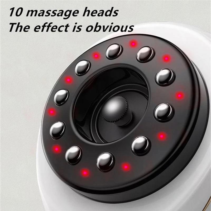 YUKUI Electric Body Massager with Heat – 18/12 Mode Rechargeable Handheld Massage Device for Full Body Relief