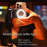 PHONEPACE Magnetic Bluetooth Camera Grip with Fill Light – Magsafe Selfie Stabilizer & Phone Holder