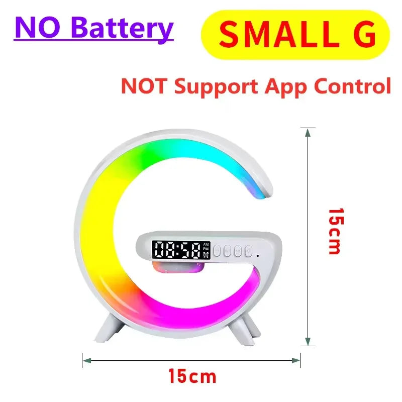 VIKEFON 15W Magnetic Wireless Charger Stand for iPhone – LED Light Fast Charging Dock with Holder