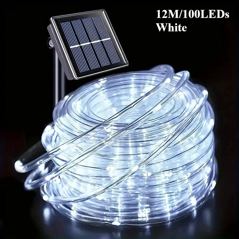 Solar LED String Lights Outdoor Waterproof – 50/100 LED Fairy Lights for Garden, Patio & Christmas Decoration