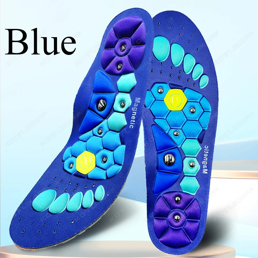 Magnetic Acupressure Therapy Insoles – Slimming & Pain Relief Reflexology Shoe Inserts for Men & Women