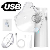 LINGKUN Portable Mesh Nebulizer – Silent Handheld Asthma Inhaler for Adults & Children