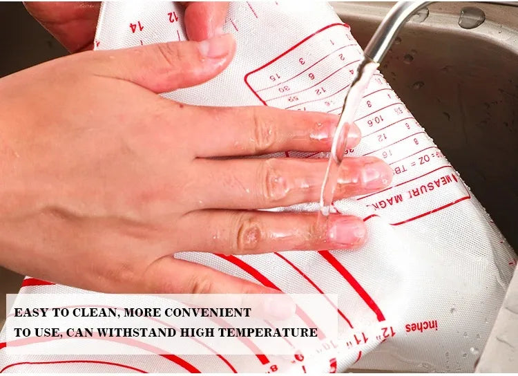 Non-Stick Silicone Baking Mat – Reusable Dough Kneading Pad