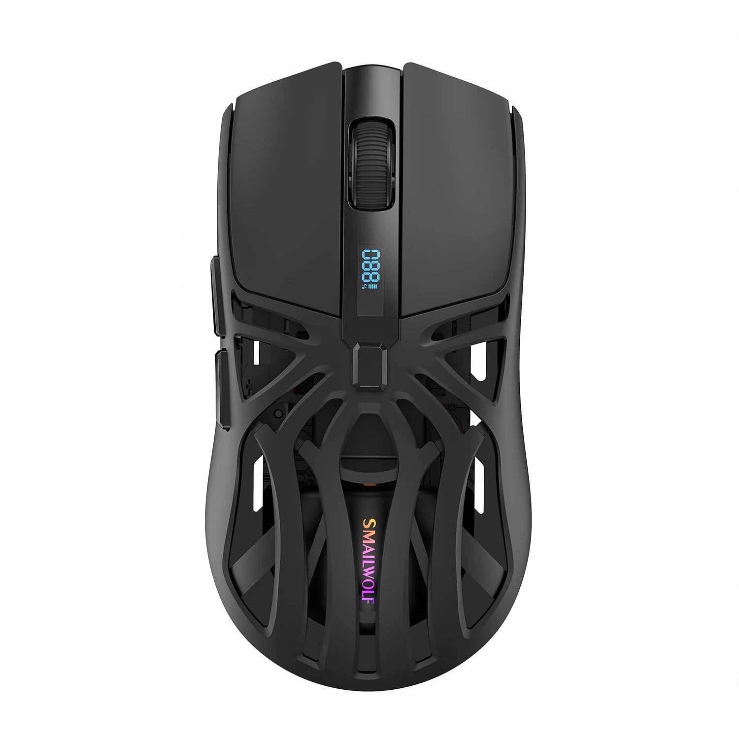 SMAILWOLF Wireless Gaming Mouse - 12000 DPI Bluetooth Rechargeable with 6 Buttons & RGB Backlight | Ergonomic Right-Handed Design for PC & Laptop