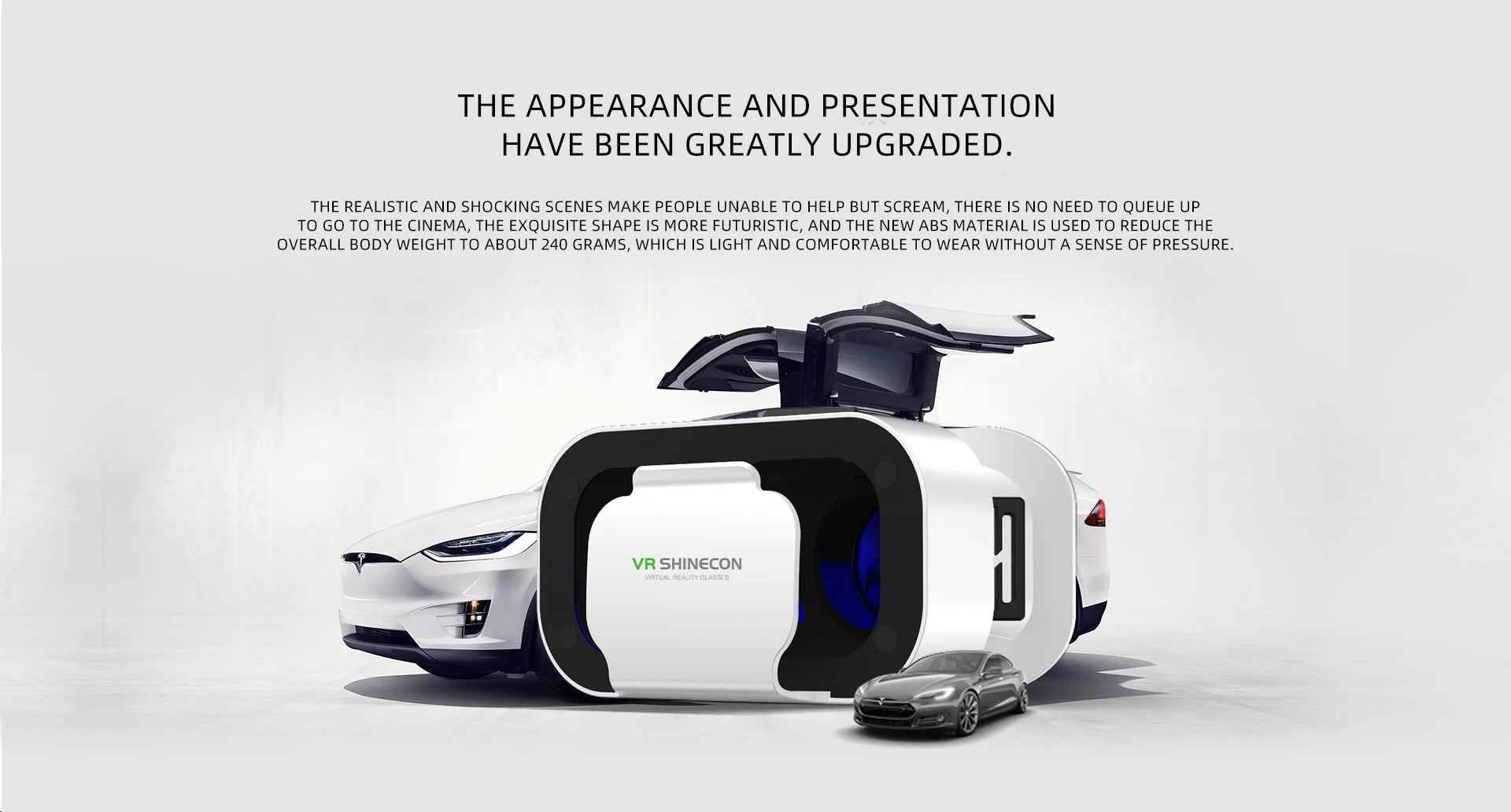 HOMEFISH VR SHINECON 3D Virtual Reality Headset – Lightweight VR Glasses for 4.7–6.53" Smartphones