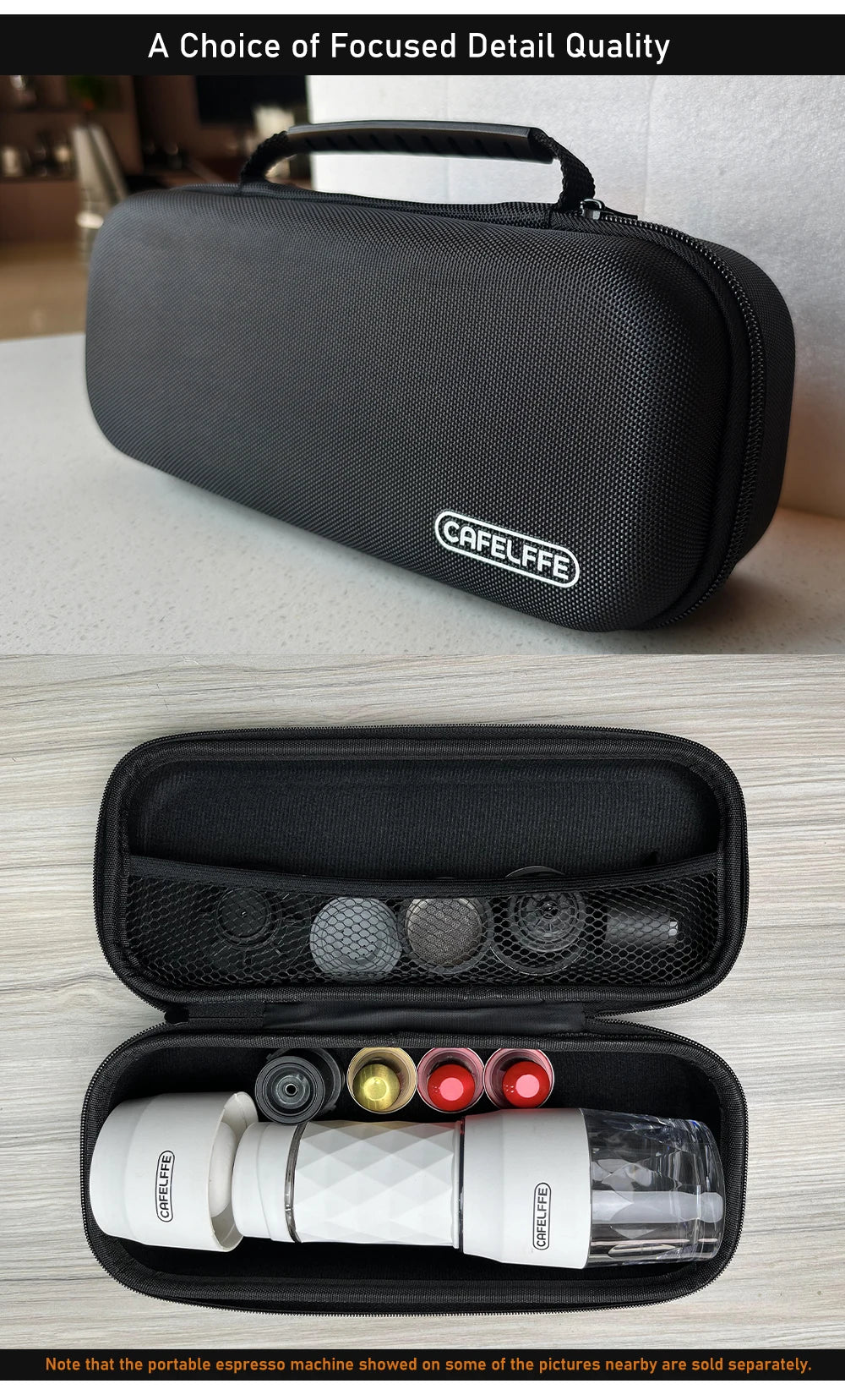 Portable Coffee Machine Travel Storage Bag – Dustproof Protective Case for Espresso Makers & Accessories
