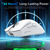 Attack Shark R1 Tri-Mode Wireless Gaming Mouse - 18000 DPI PAW3311 Sensor, 59g Ultra-Light, 1000Hz Polling Rate, Rechargeable RGB Mouse for PC & Laptop