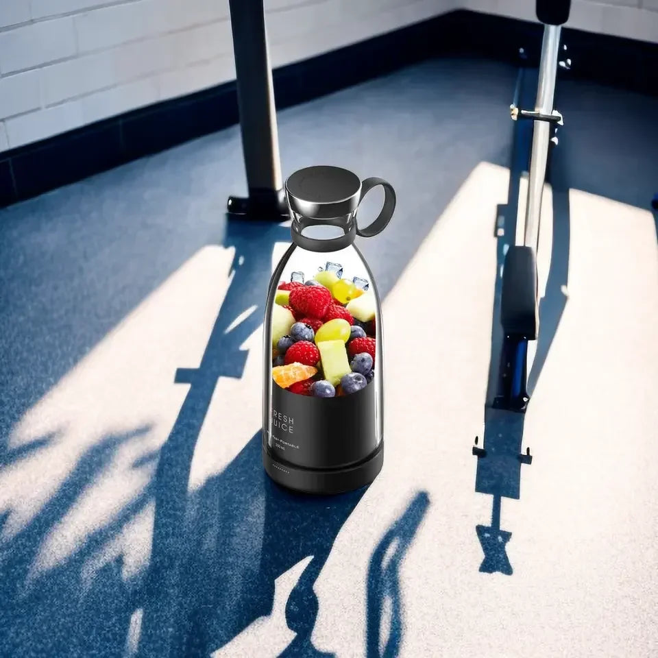 Portable Electric Juicer Blender – USB Rechargeable Mini Fruit Mixer & Smoothie Maker | Multifunction Juice Extractor for Home & Travel