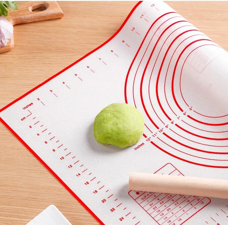 Non-Stick Silicone Baking Mat – Reusable Dough Kneading Pad