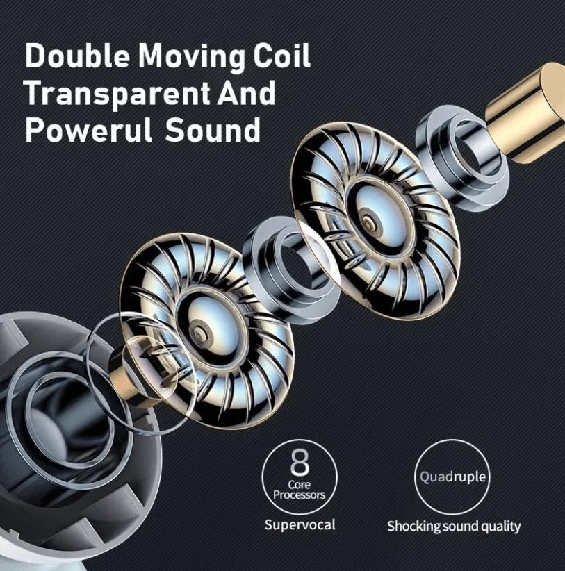 A7 Wireless Bluetooth 5.3 Earbuds with Noise Cancelling, Waterproof Design & 10H Battery
