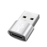 Type-C to USB Adapter - USB-C Female to USB-A Male Converter for Charging & Data Transfer | Compatible with Laptops, Car Chargers & PCs
