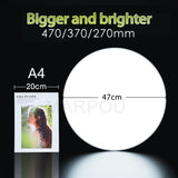 MARPOU Smart Ceiling Light LED - Dimmable Modern Ceiling Lamp with APP & Remote Control | 3 Size Options, 3000K-6500K Color Temperature, 20%-100% Brightness