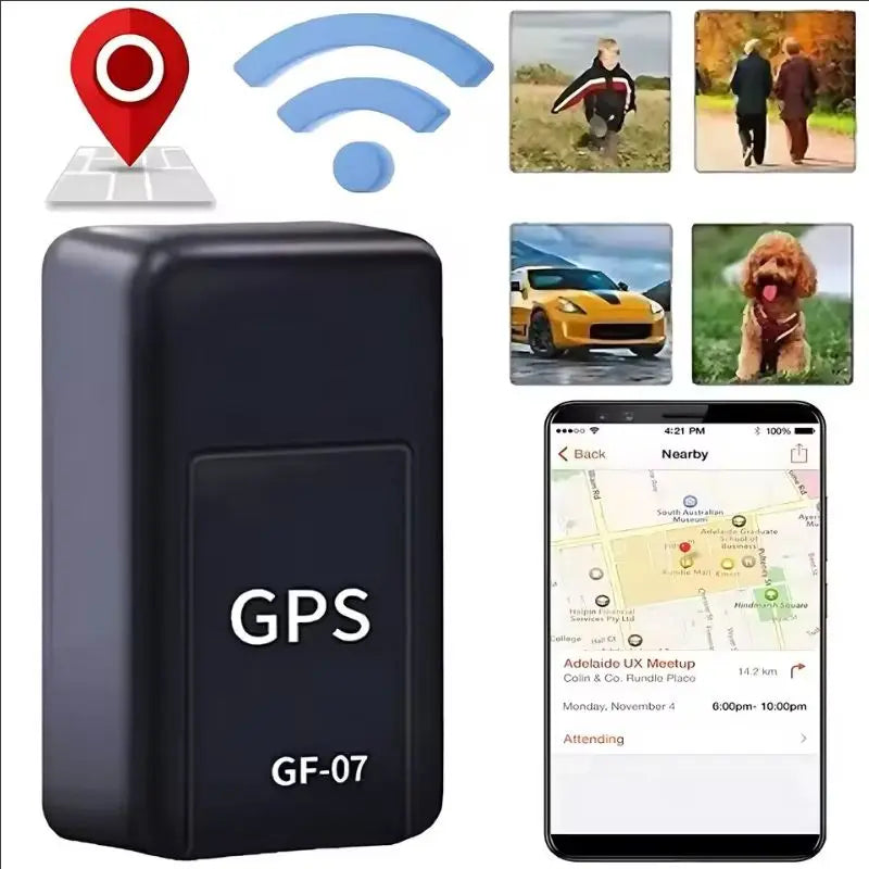 Mini GPS Tracker with Remote Control – Real-Time Location Tracking Device (5V)