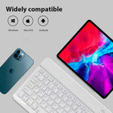 EMTRA Bluetooth Wireless Keyboard & Mouse Combo – Ultra-Slim Rechargeable Keyboard for iPad, Tablet & Laptop