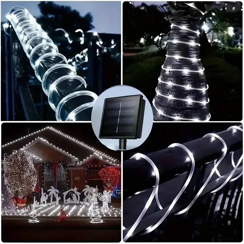 Solar LED String Lights Outdoor Waterproof – 50/100 LED Fairy Lights for Garden, Patio & Christmas Decoration