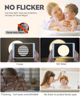 MARPOU Smart Ceiling Light LED - Dimmable Modern Ceiling Lamp with APP & Remote Control | 3 Size Options, 3000K-6500K Color Temperature, 20%-100% Brightness