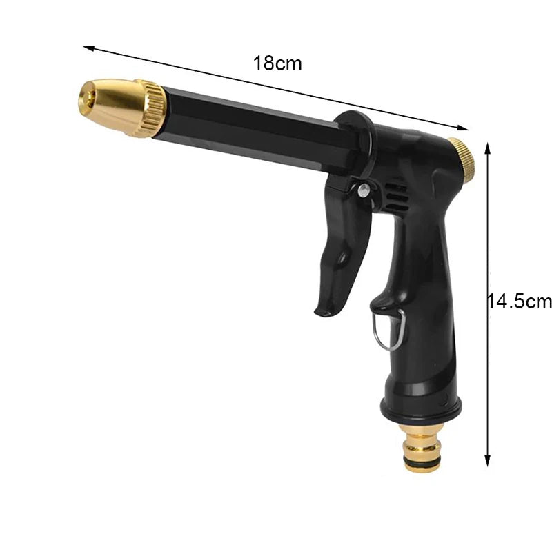 High Pressure Garden Hose Spray Gun – Portable Multi-Function Car Wash & Watering Nozzle